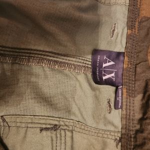 Short armani exchange camouflage pants